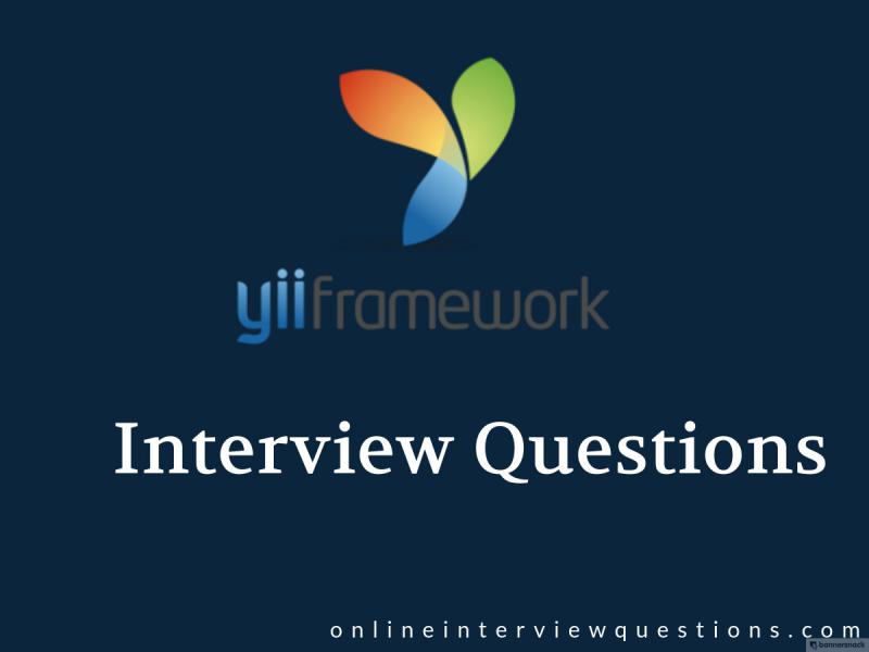Yii 2 Interview Questions